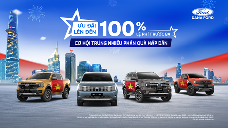 CHƯƠNG TRÌNH KHUYẾN MÃI THÁNG 9/2025 “MỪNG LỄ LỚN CÙNG FORD DU NGOẠN MUÔN NƠI”