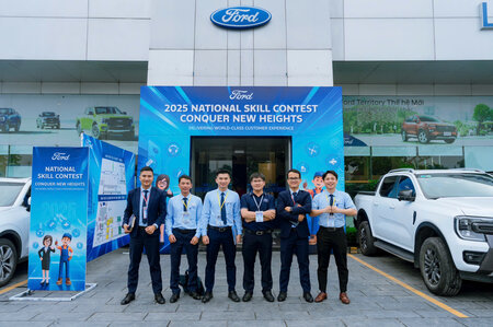 Thành tích ấn tượng của Dana Ford và Dana Ford Bình Định tại Hội thi Tay nghề Ford Việt Nam