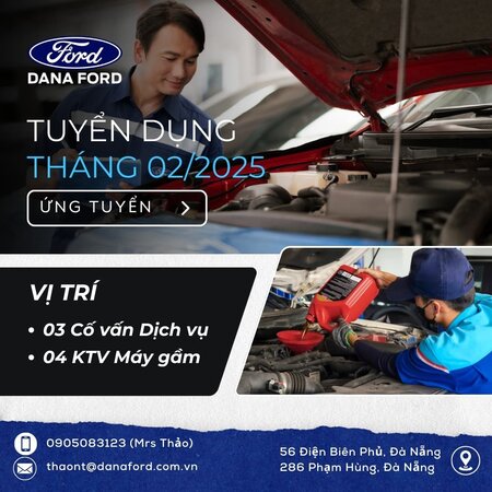 Tuyển dụng Bộ phận Dịch vụ