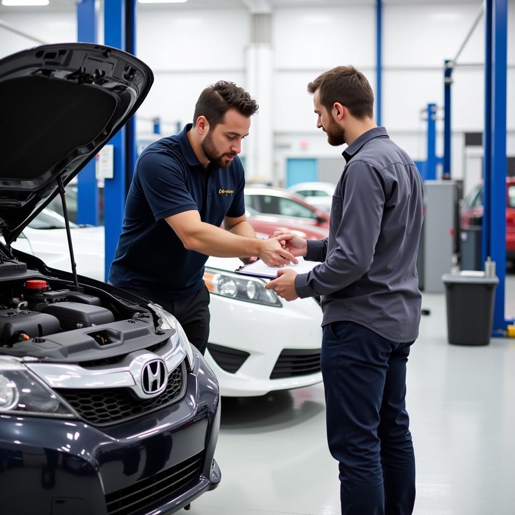 TIẾP NHẬN KIỂM TRA XE